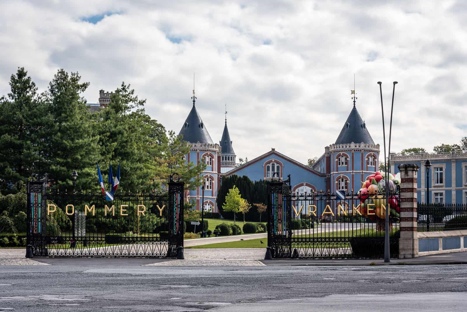 Reims city Champagne Pommery
