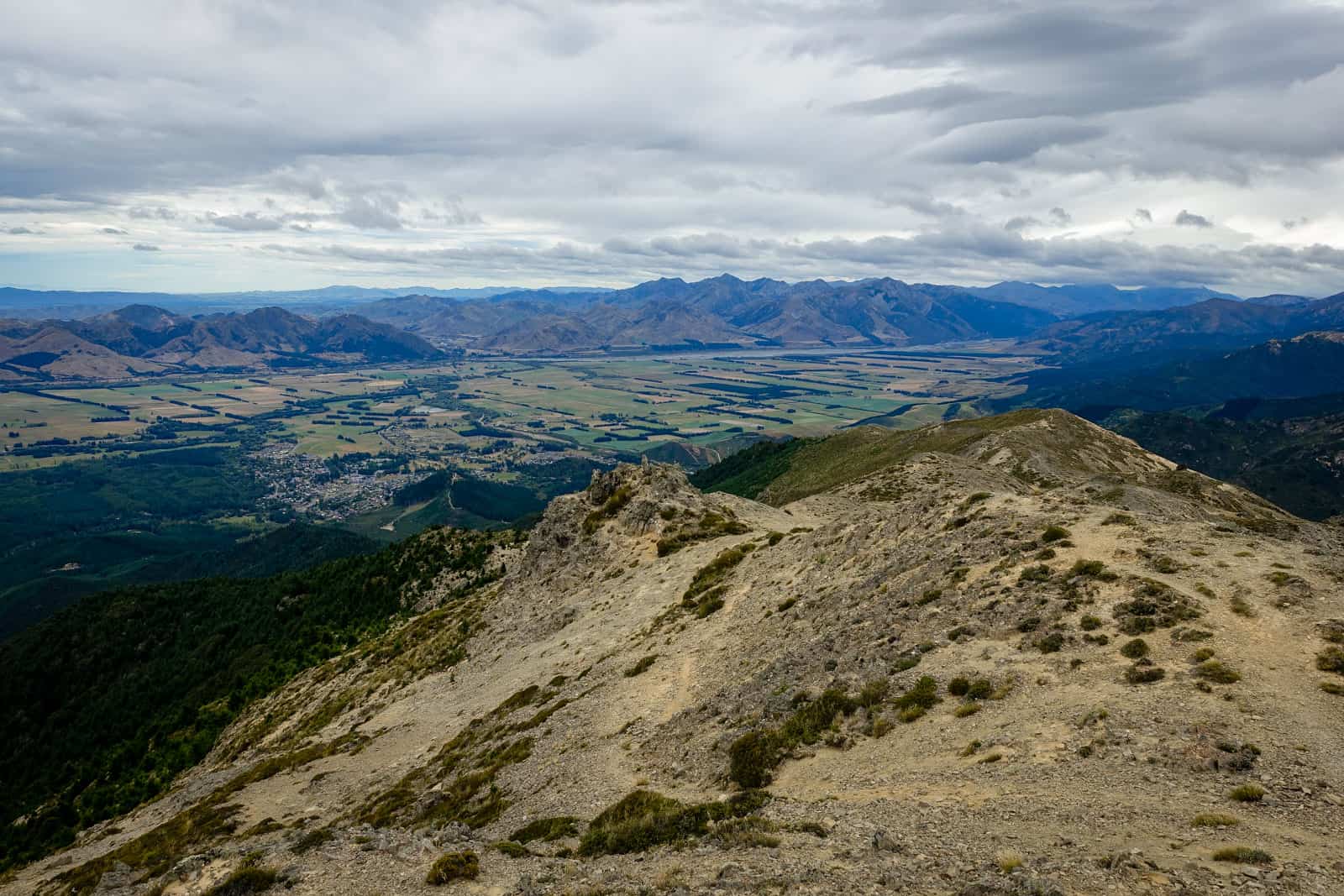 Hanmer Springs on top of Mount Isobel