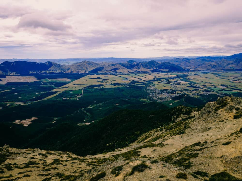Hanmer Springs on top of Mount Isobel