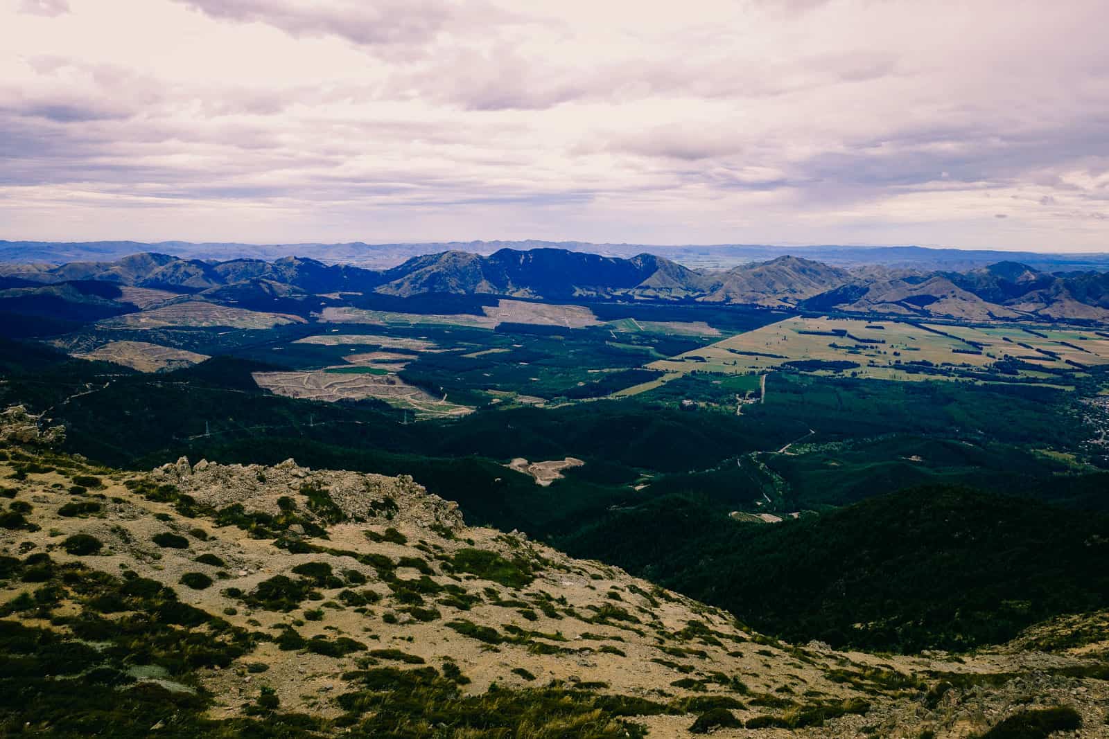 Hanmer Springs on top of Mount Isobel