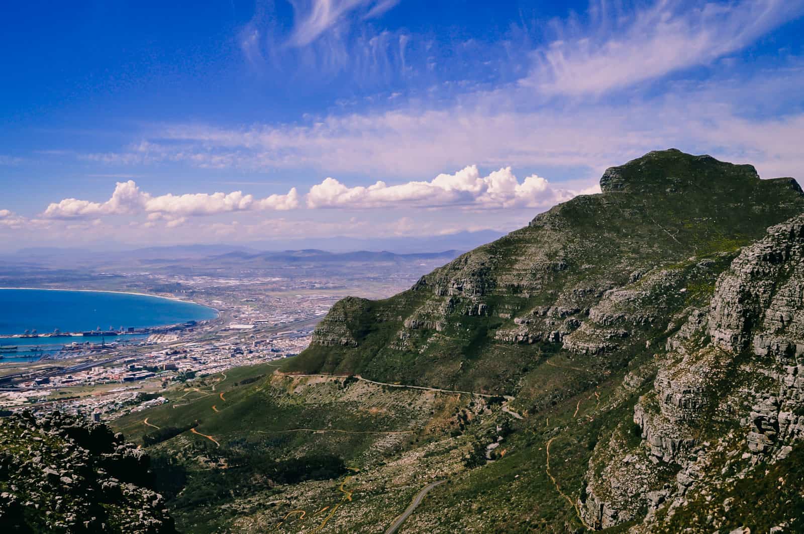 cape town view from top of table mountain cape town view from top of table mountain