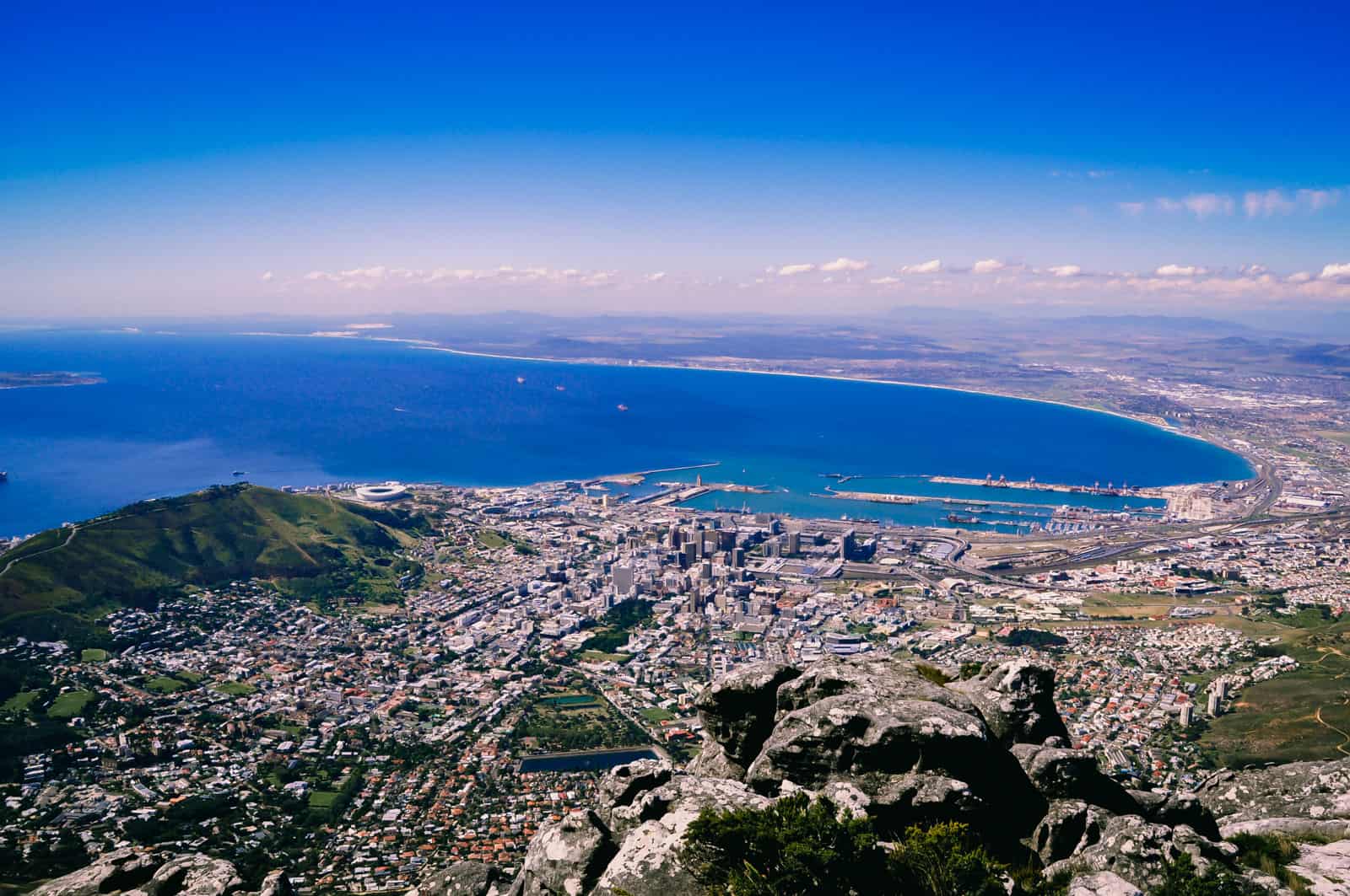 cape town view from top of table mountain cape town view from top of table mountain