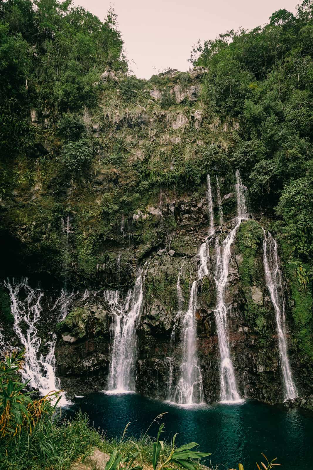 Reunion island Grand Bassin Cascade