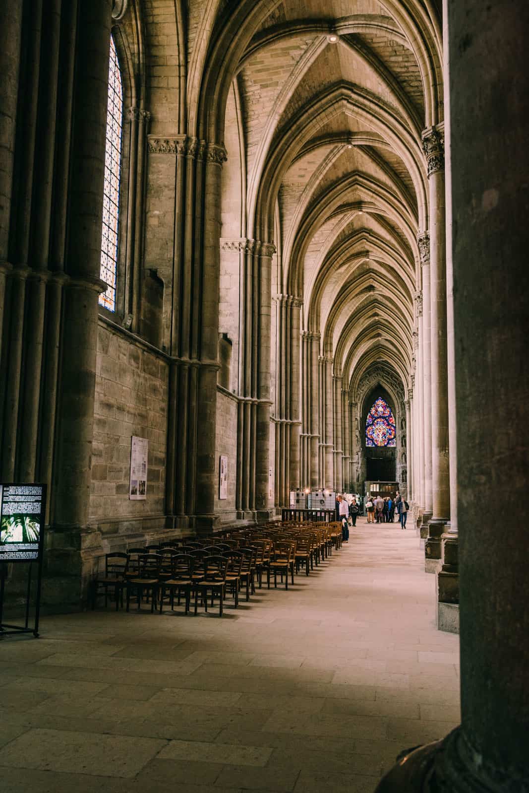 Reims inside cathedral