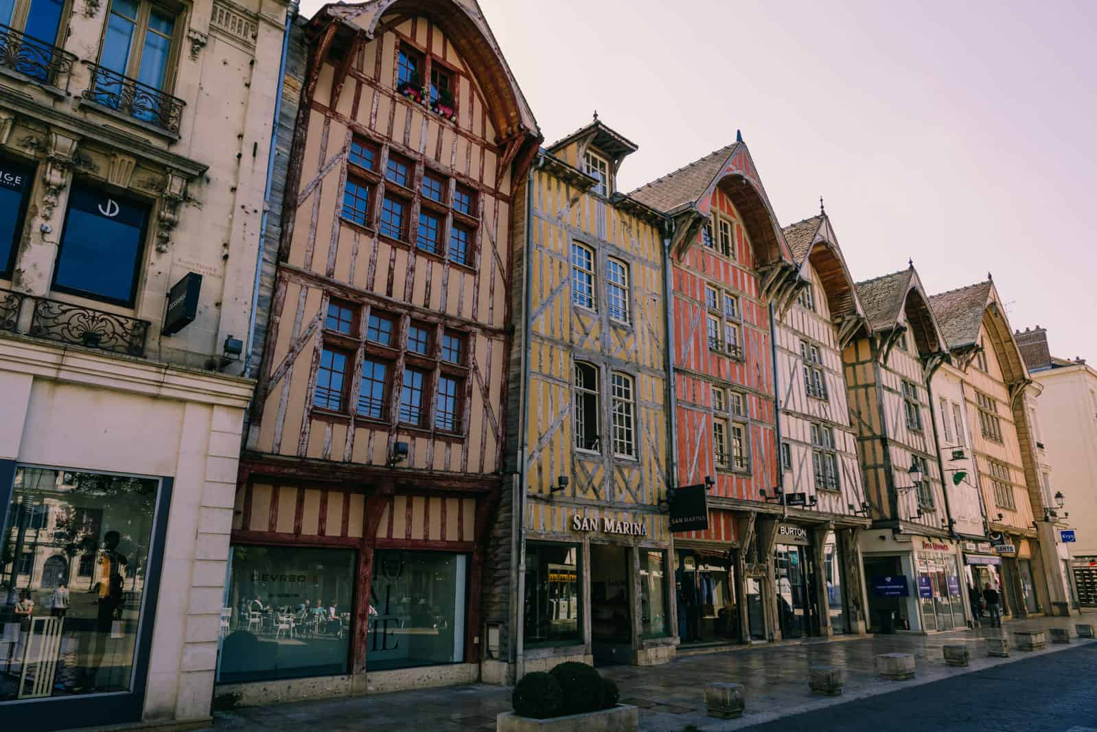 Troyes old city