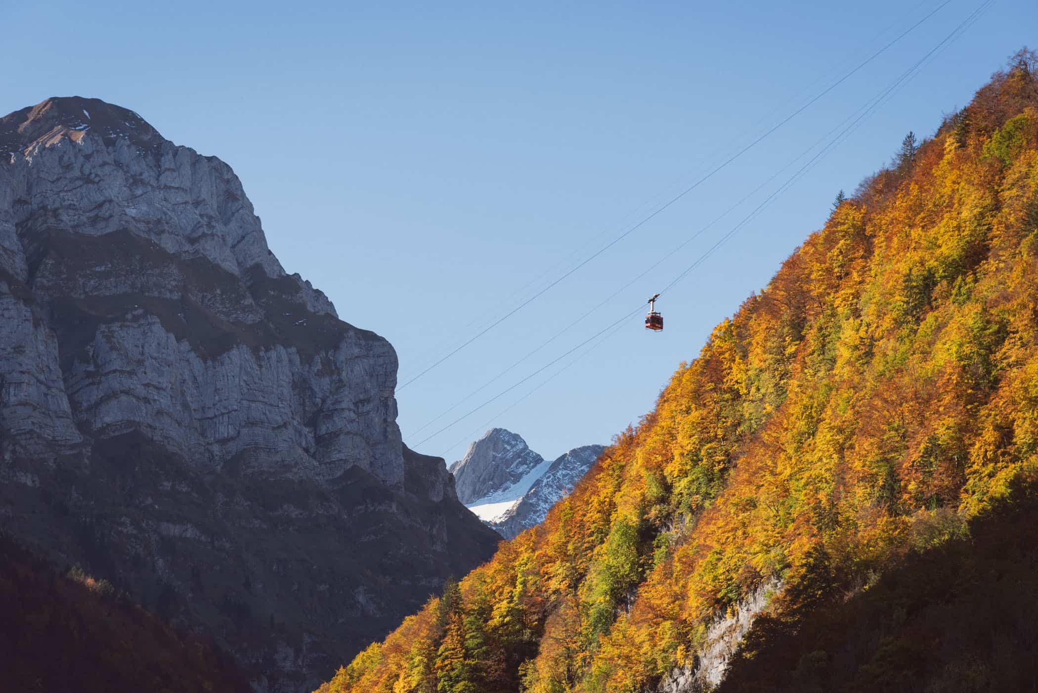 hiking cable car Wasserauen-Ebenalp