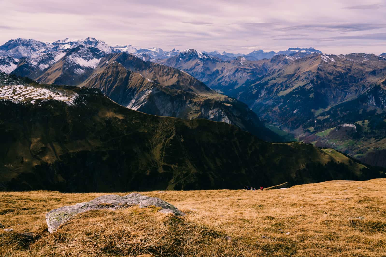hiking Pizol four lakes