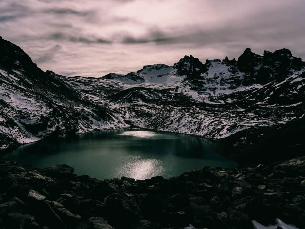 hiking Pizol four lakes