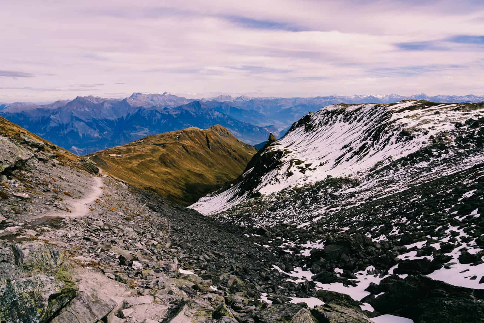 hiking Pizol four lakes