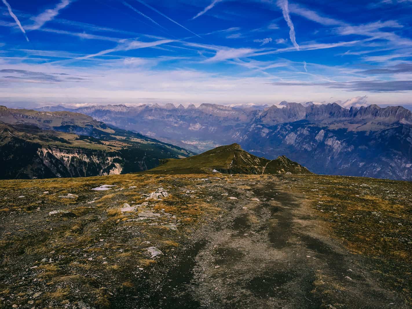 hiking Pizol four lakes