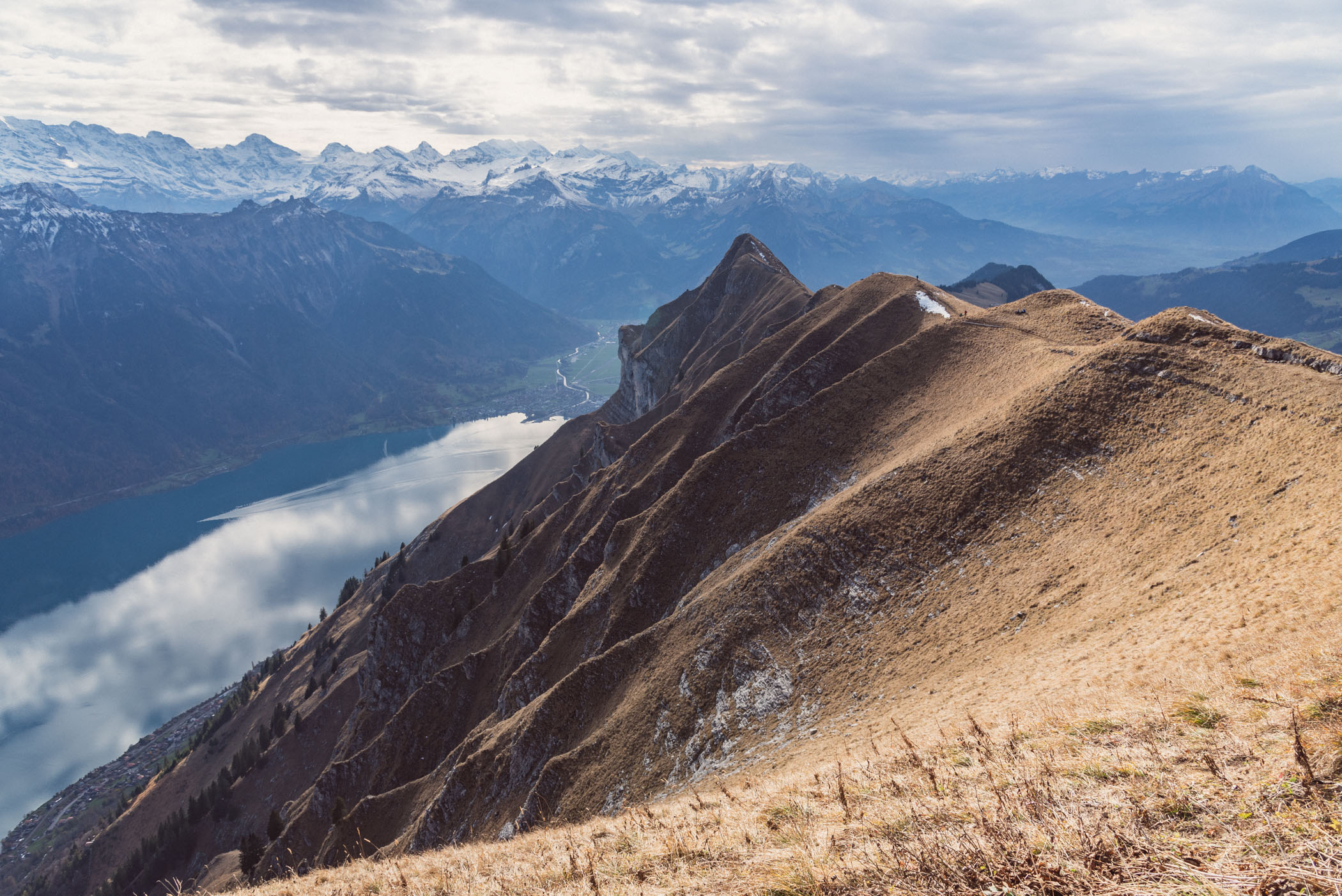 Hiking Augstmatthorn Riedergrat