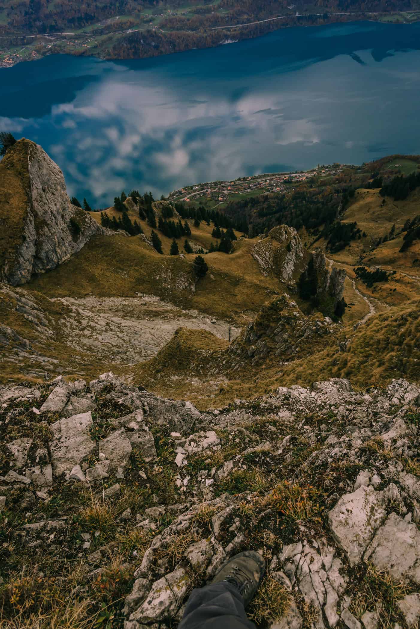 Hiking Augstmatthorn Riedergrat