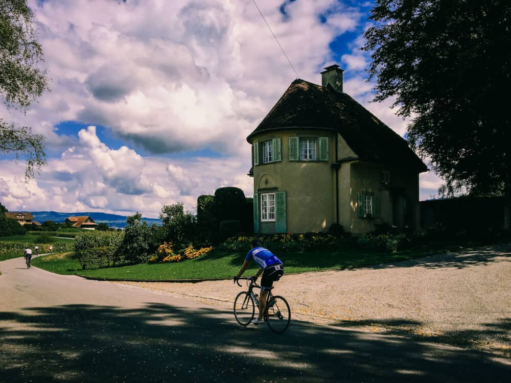 Lake Zug bike ride