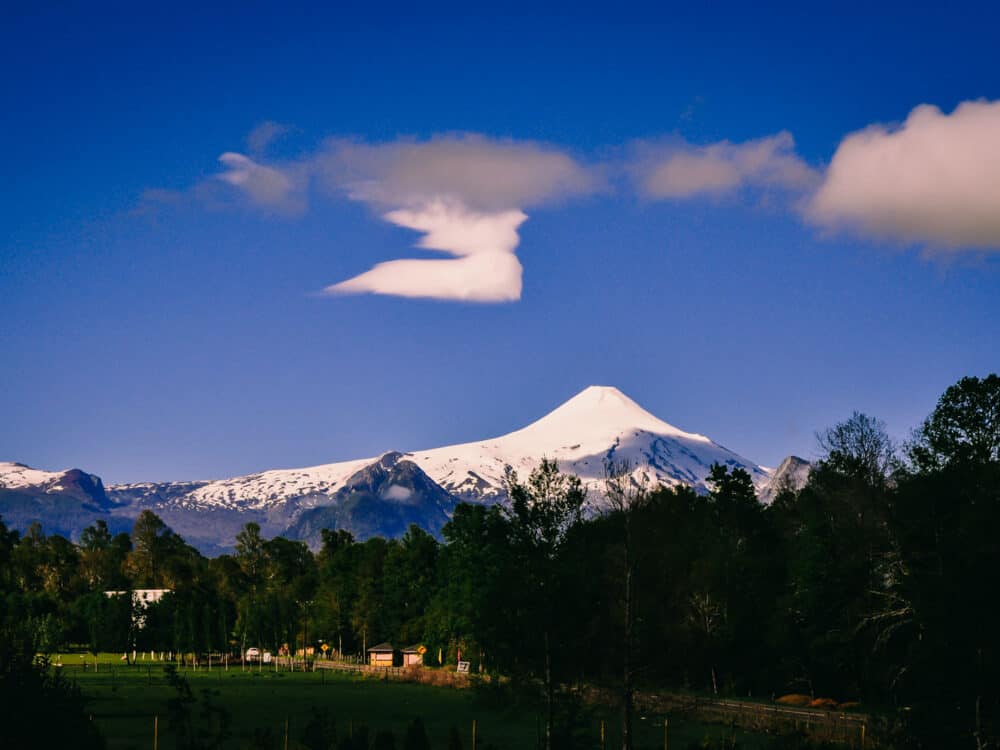 Chile Pucon volcano Villarrica
