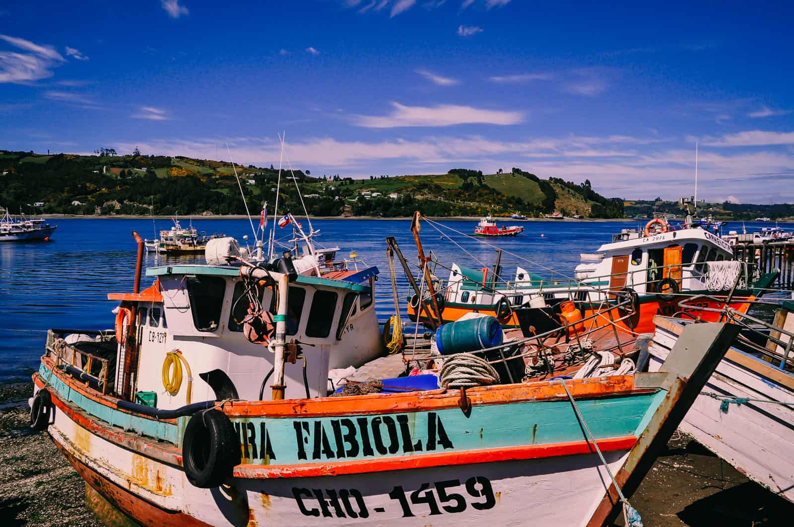 Chiloe Island fishing village