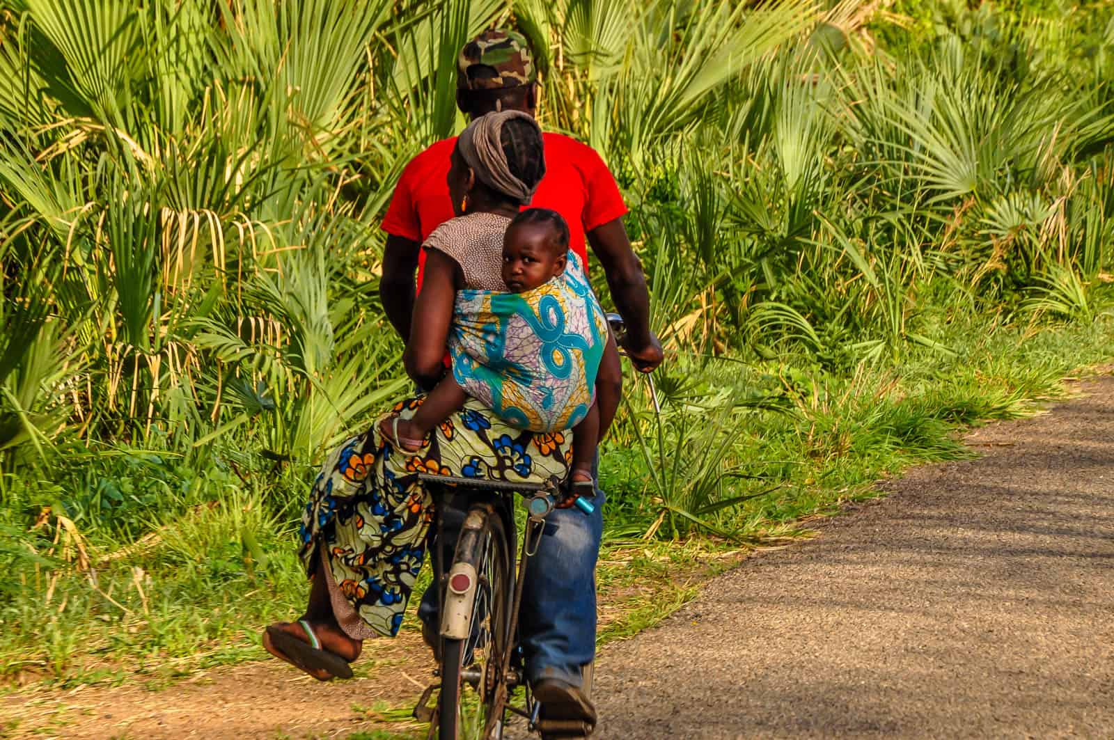 Zambia local people on roads