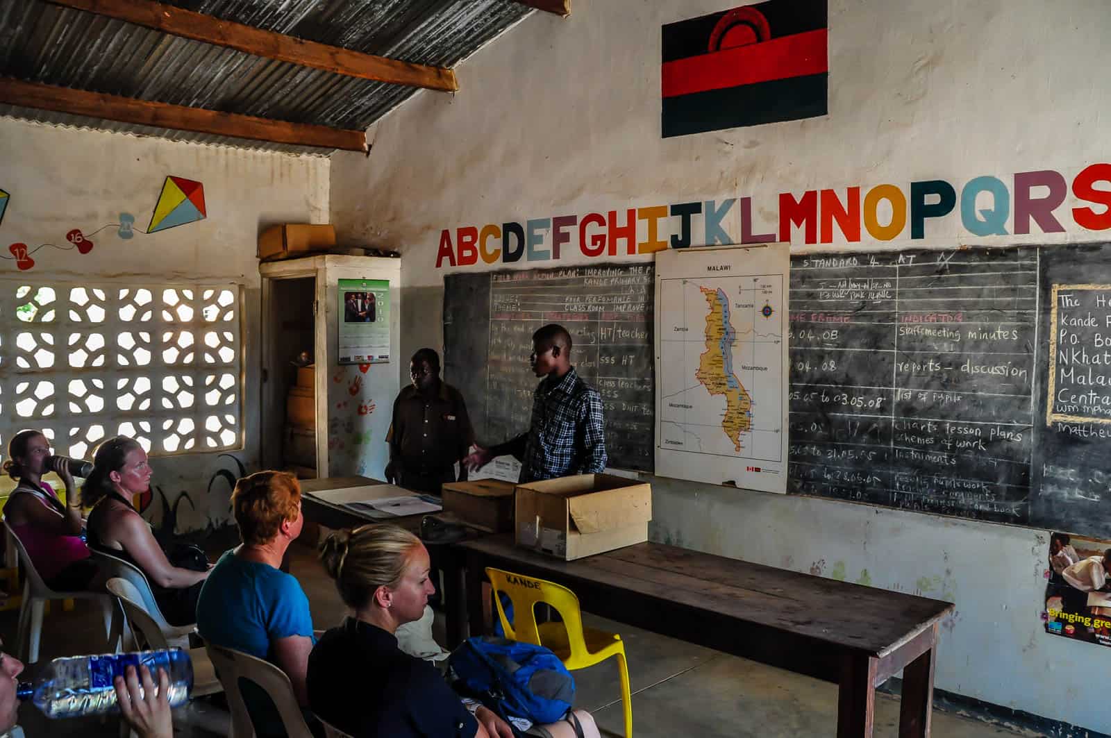 Malawi school room