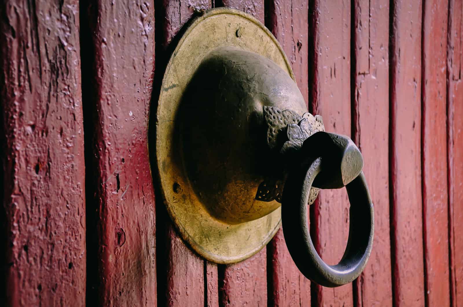 Bhutan massive door knob