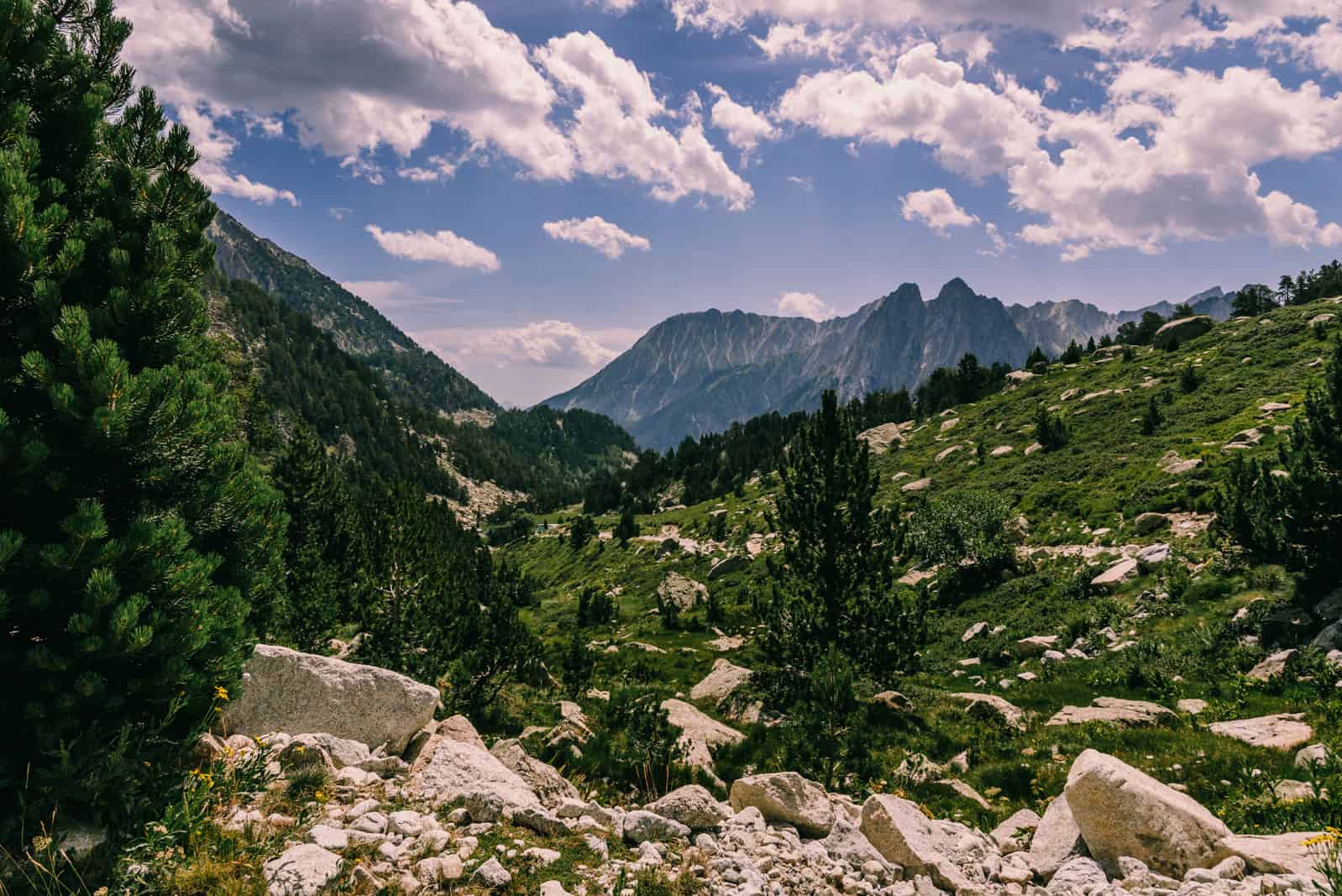 Pyrenees hiking Aigüestortes i Estany of Saint Maurici National Park