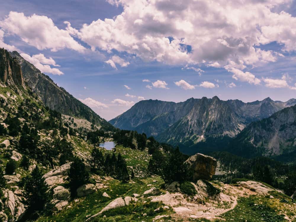 Pyrenees hiking Aigüestortes i Estany of Saint Maurici National Park