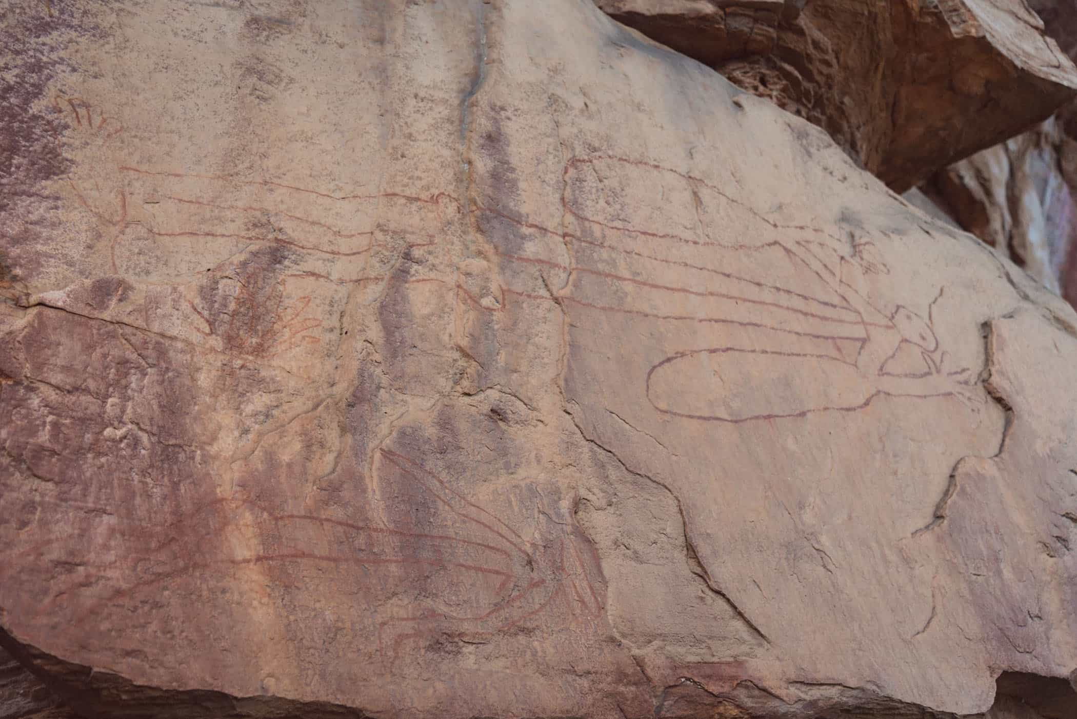 Rock art on Barr Walk Kakadu National Park