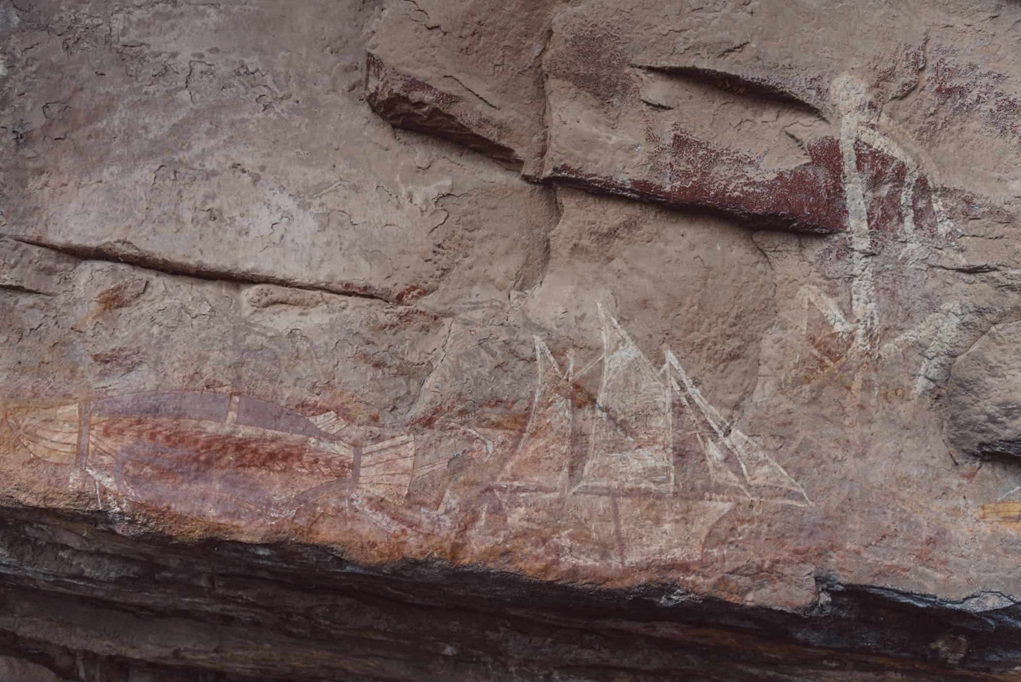 Rock art on Barr Walk Kakadu National Park