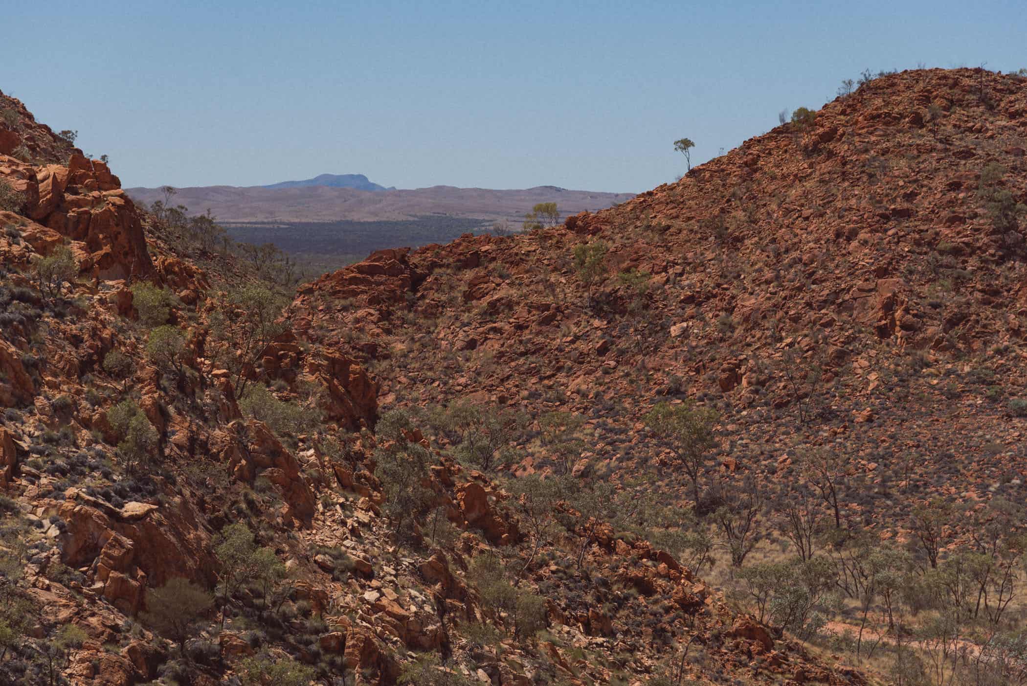 Crater West MacDonnells Range