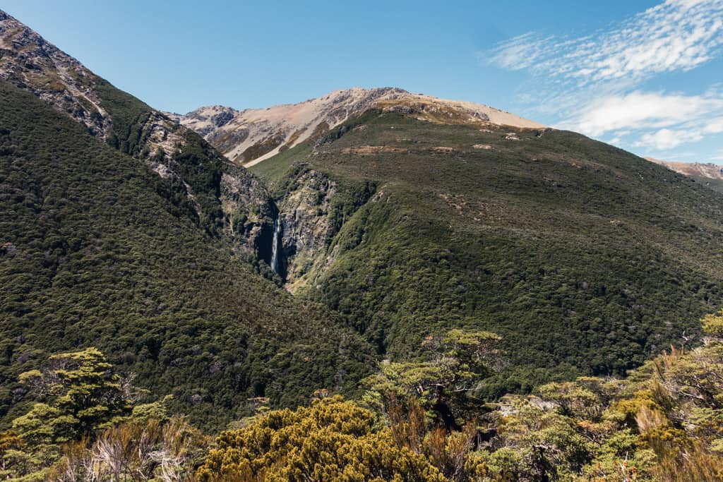 Devil's Punchball Falls seen from Scotts Track
