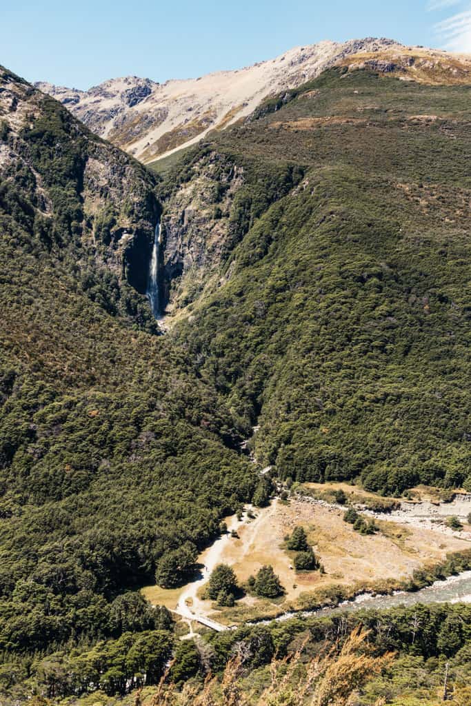 Devil's Punchball Falls seen from Scotts Track