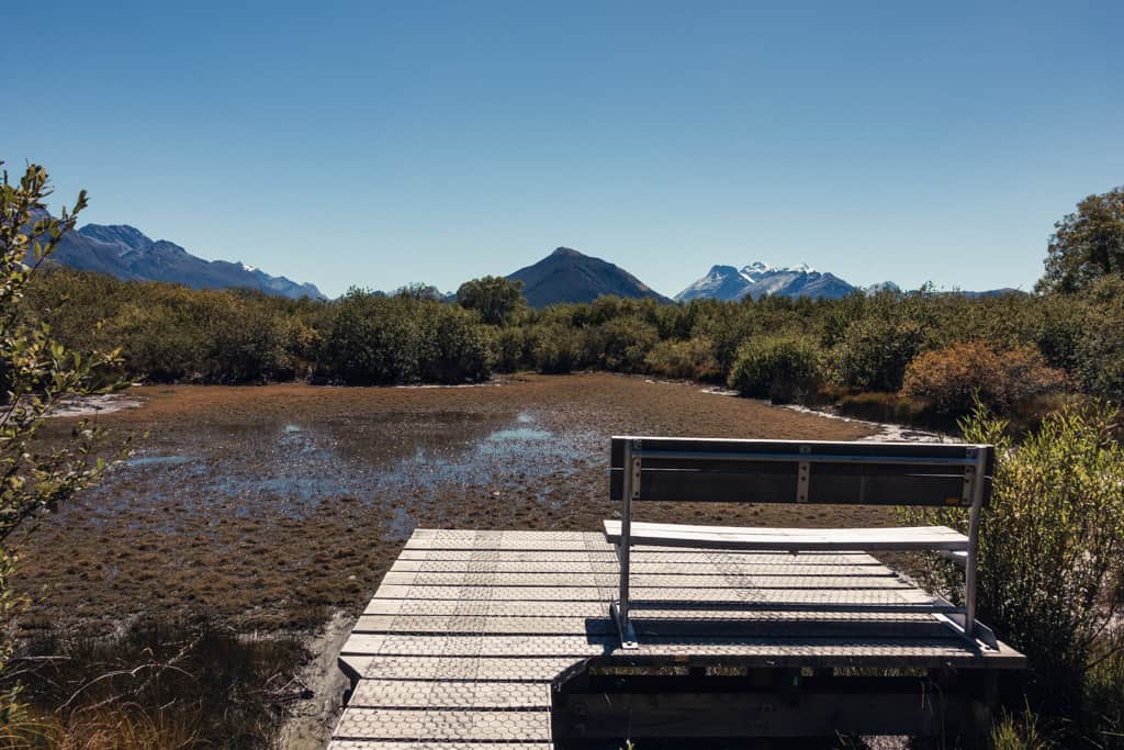 Boardwalk on Glenorchy Walkway