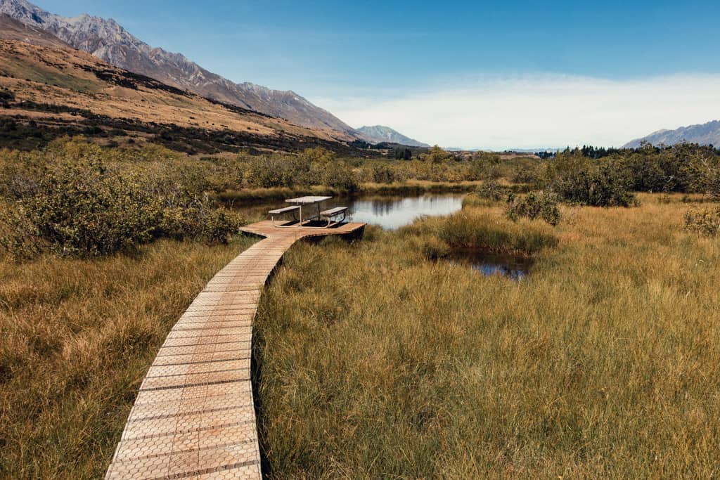 Boardwalk on Glenorchy Walkway