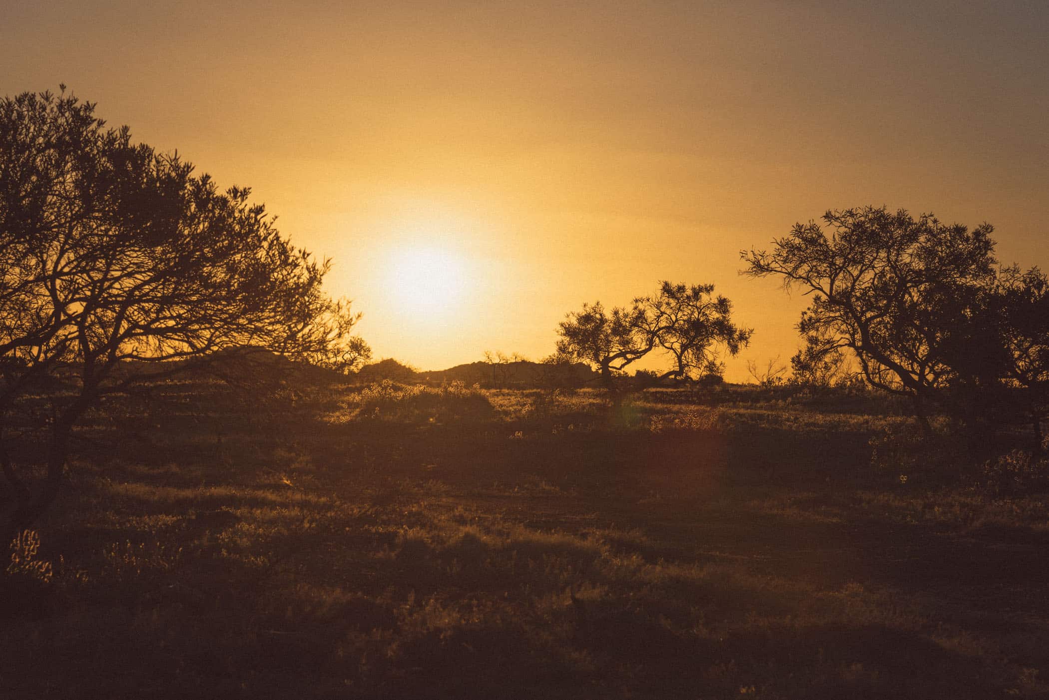 sunset at Karijini National Park