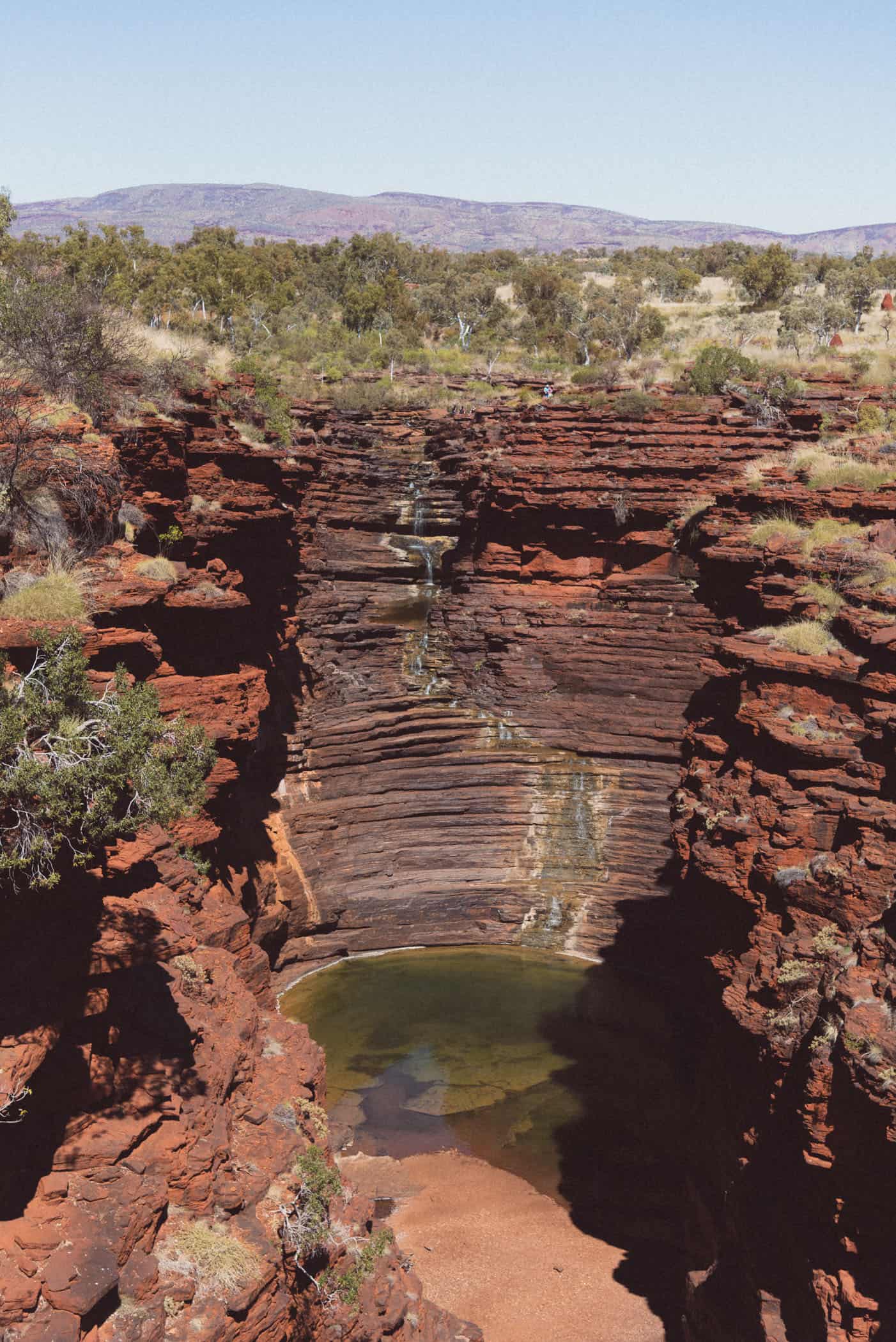 Joffre Falls in Karijini National Park