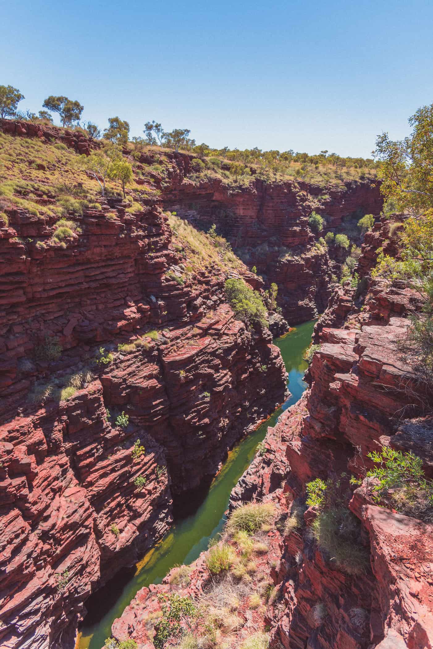 Joffre Falls in Karijini National Park