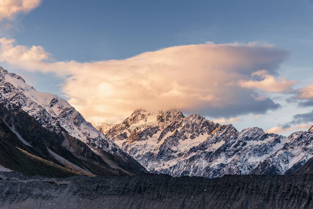 View of Mount Cook from Kea Point