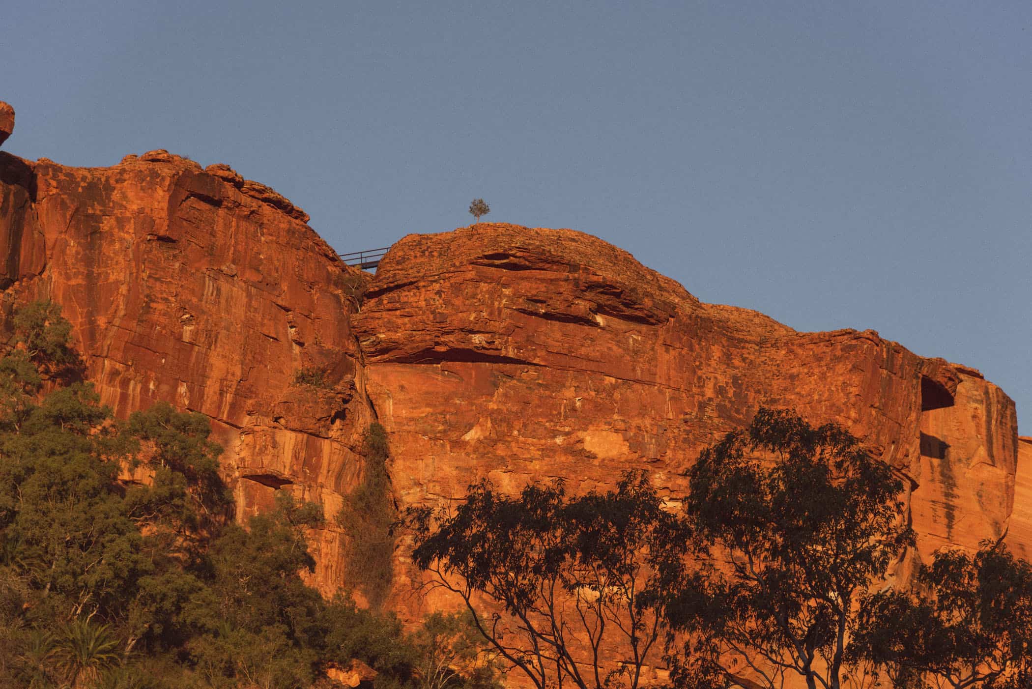 Kings Canyon Creek Walk sunset