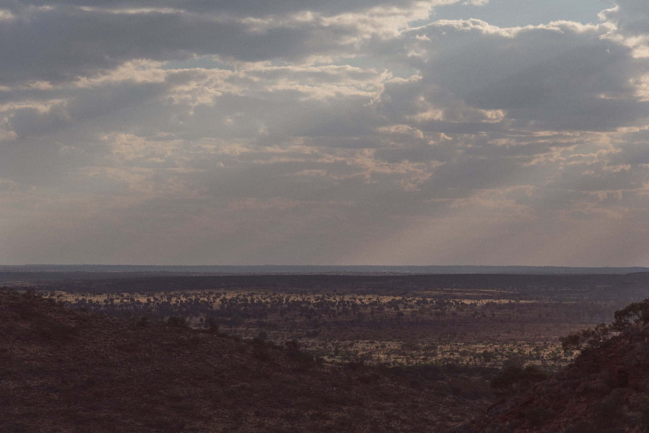 Kings Canyon Rim Walk at sunset
