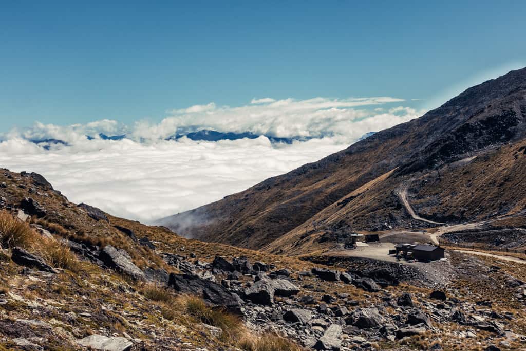 Above the clouds at The Remarkables Ski Field