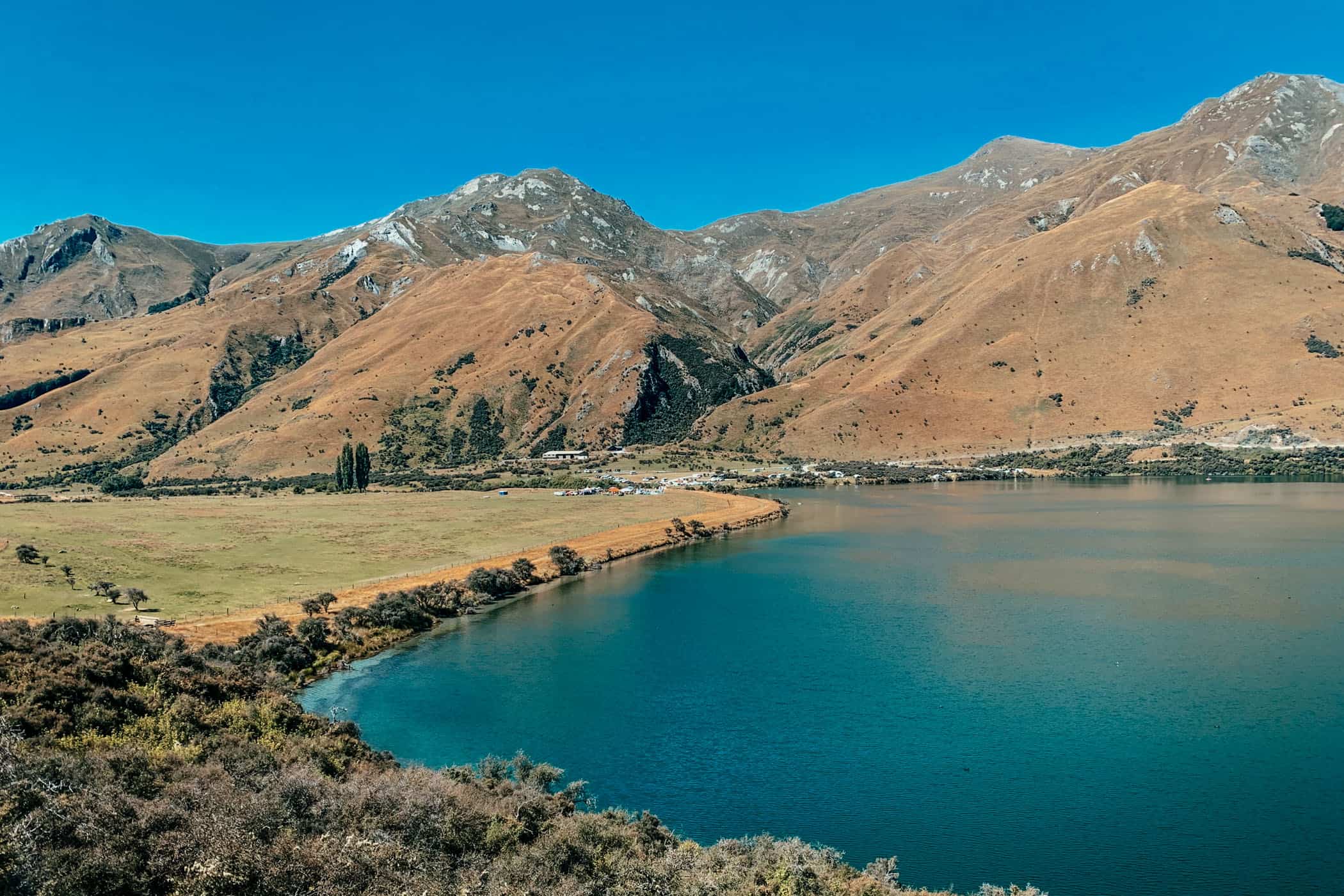 Moke Lake near Queenstown New Zealand