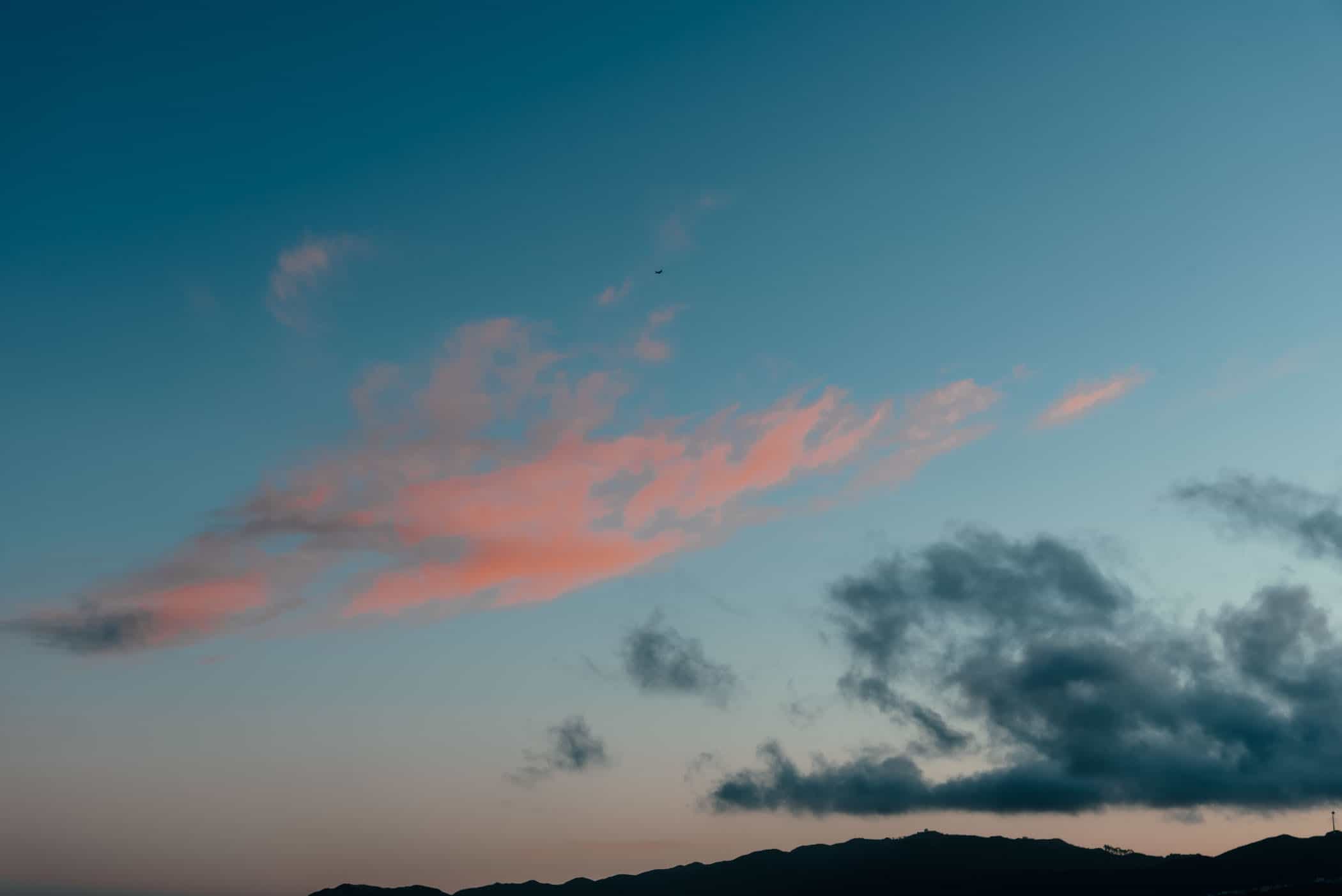 View of Wellington from Mount Victoria Lookout at sunset