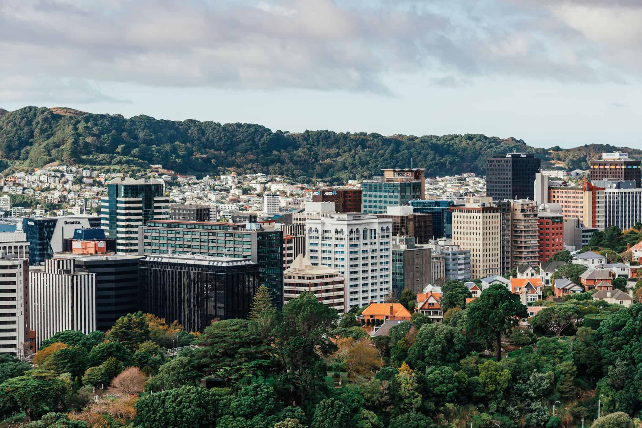 View of Wellington from Tinakori Hill