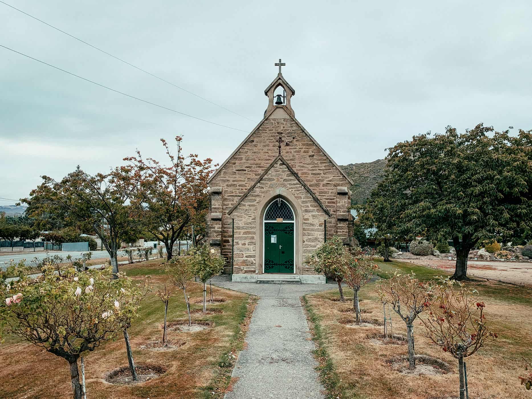 The start of the Otago Central Rail Trail in historic Clyde