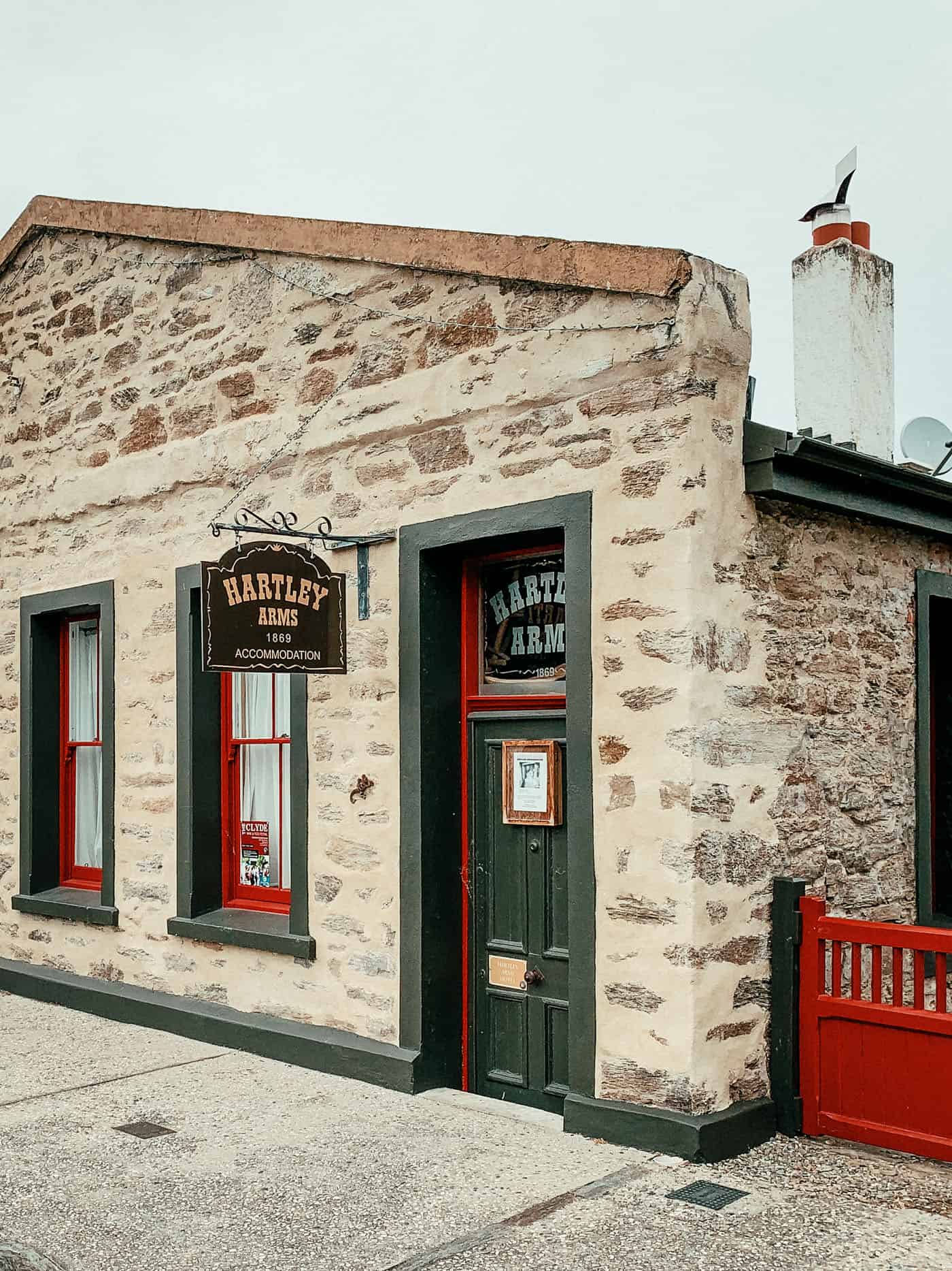 The start of the Otago Central Rail Trail in historic Clyde