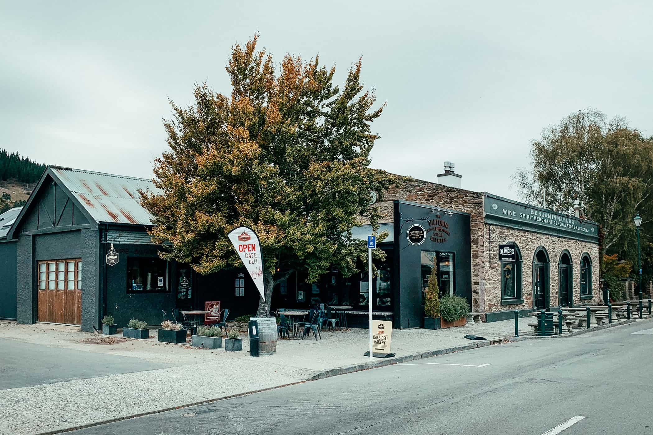 The start of the Otago Central Rail Trail in historic Clyde