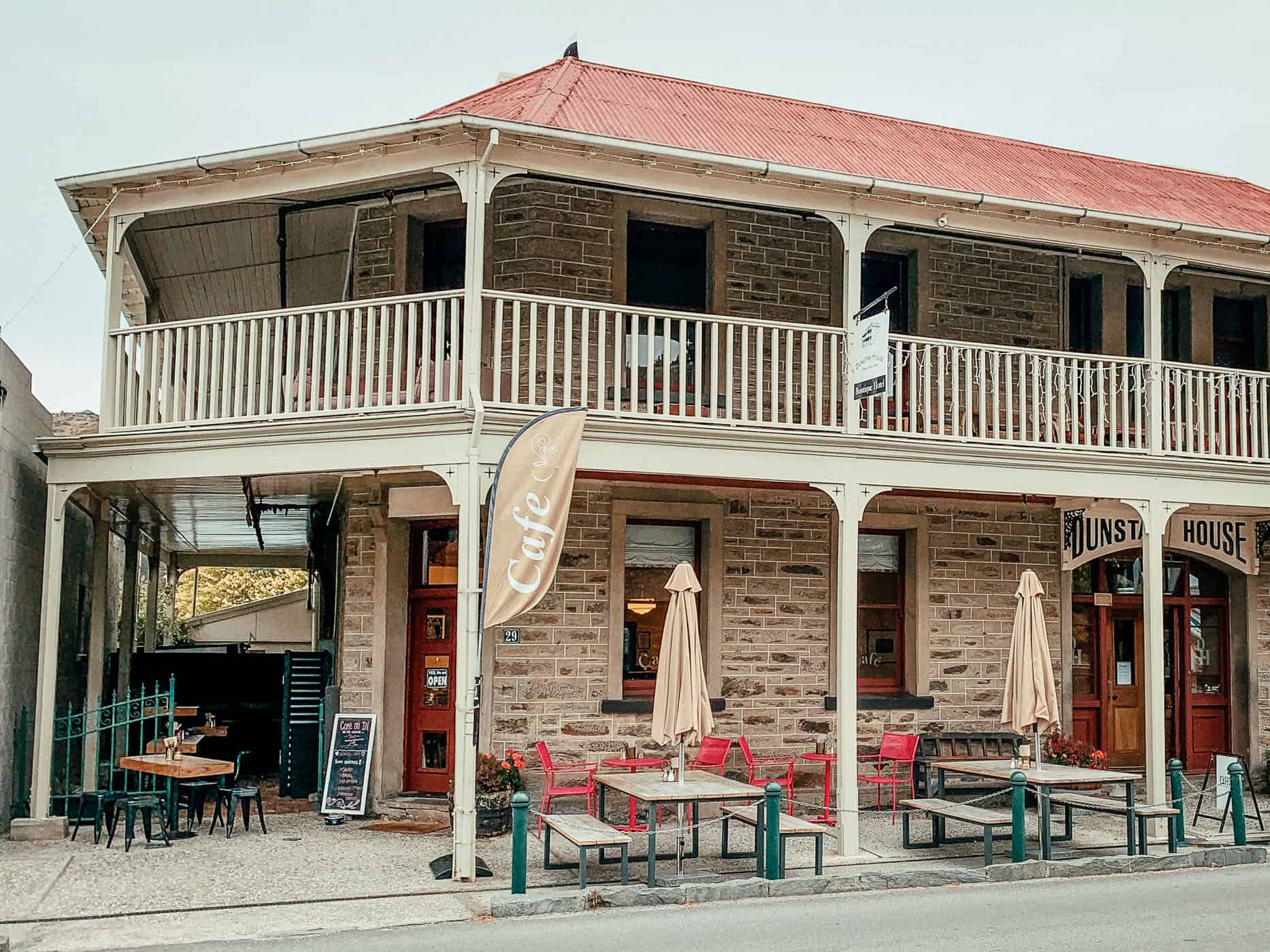 The start of the Otago Central Rail Trail in historic Clyde