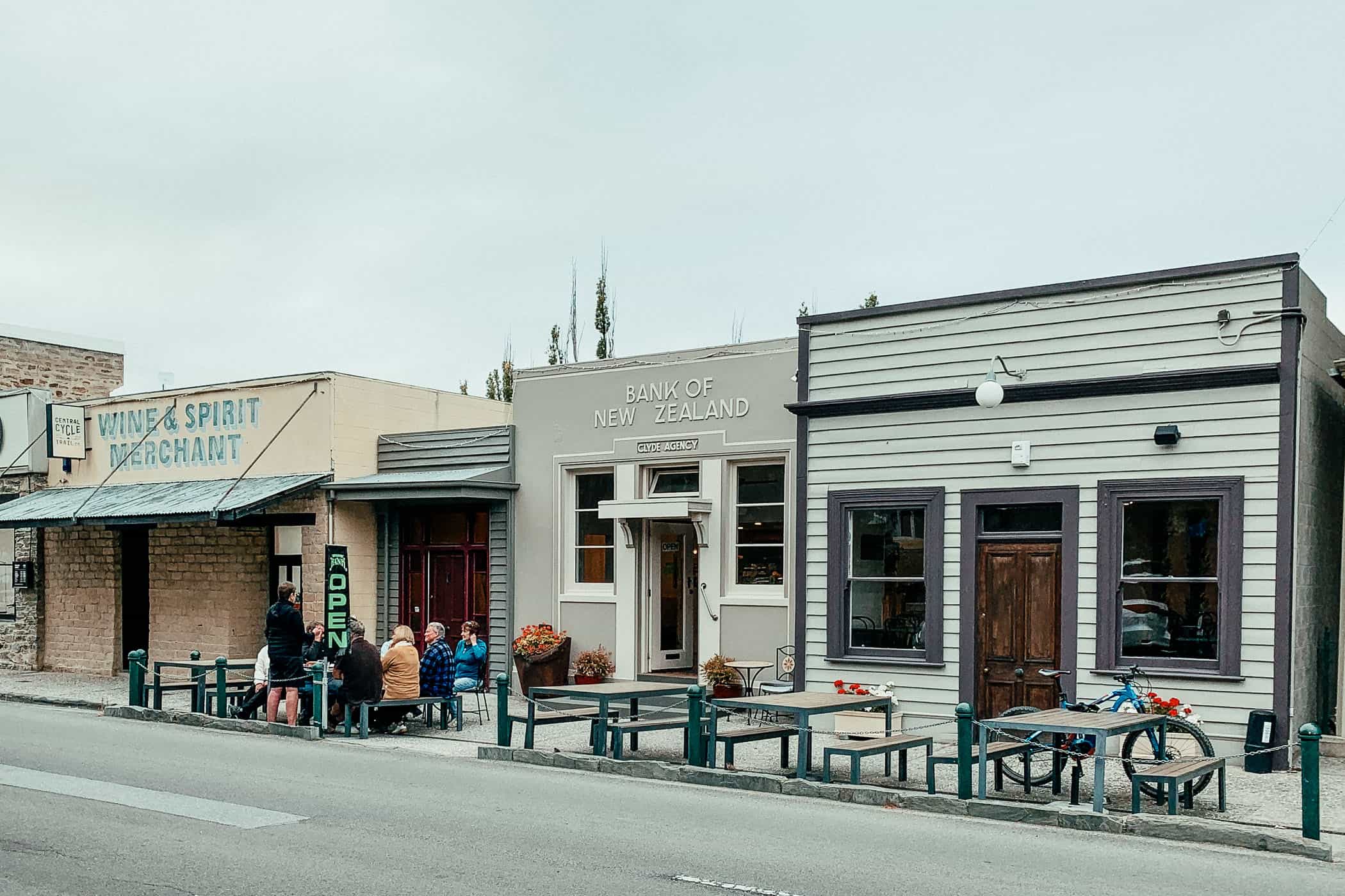 The start of the Otago Central Rail Trail in historic Clyde