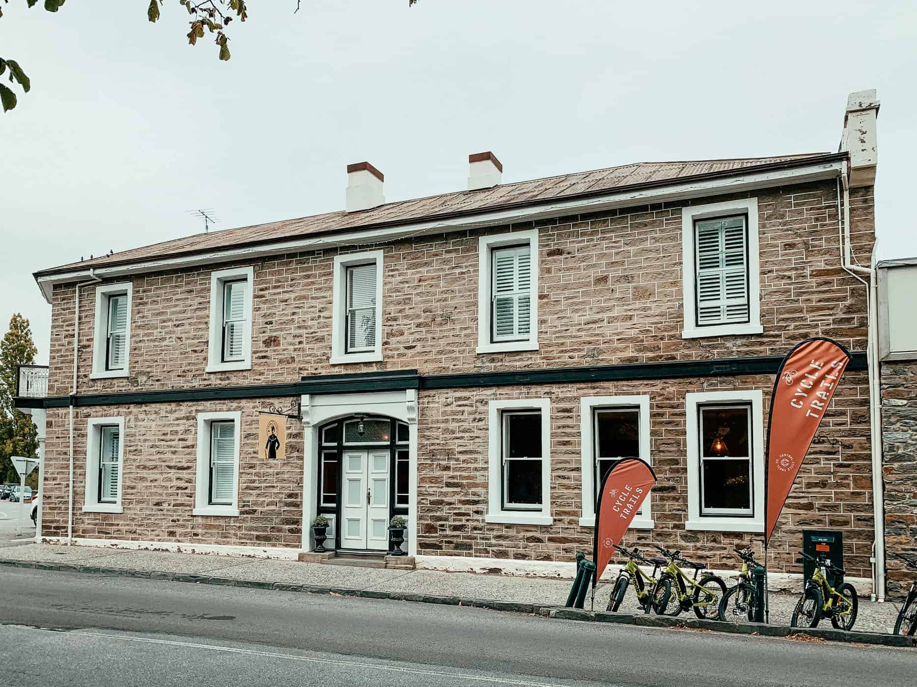 The start of the Otago Central Rail Trail in historic Clyde