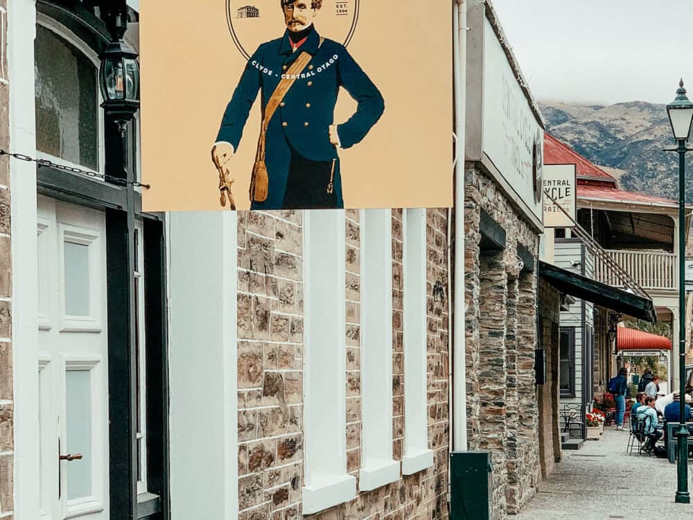 The start of the Otago Central Rail Trail in historic Clyde