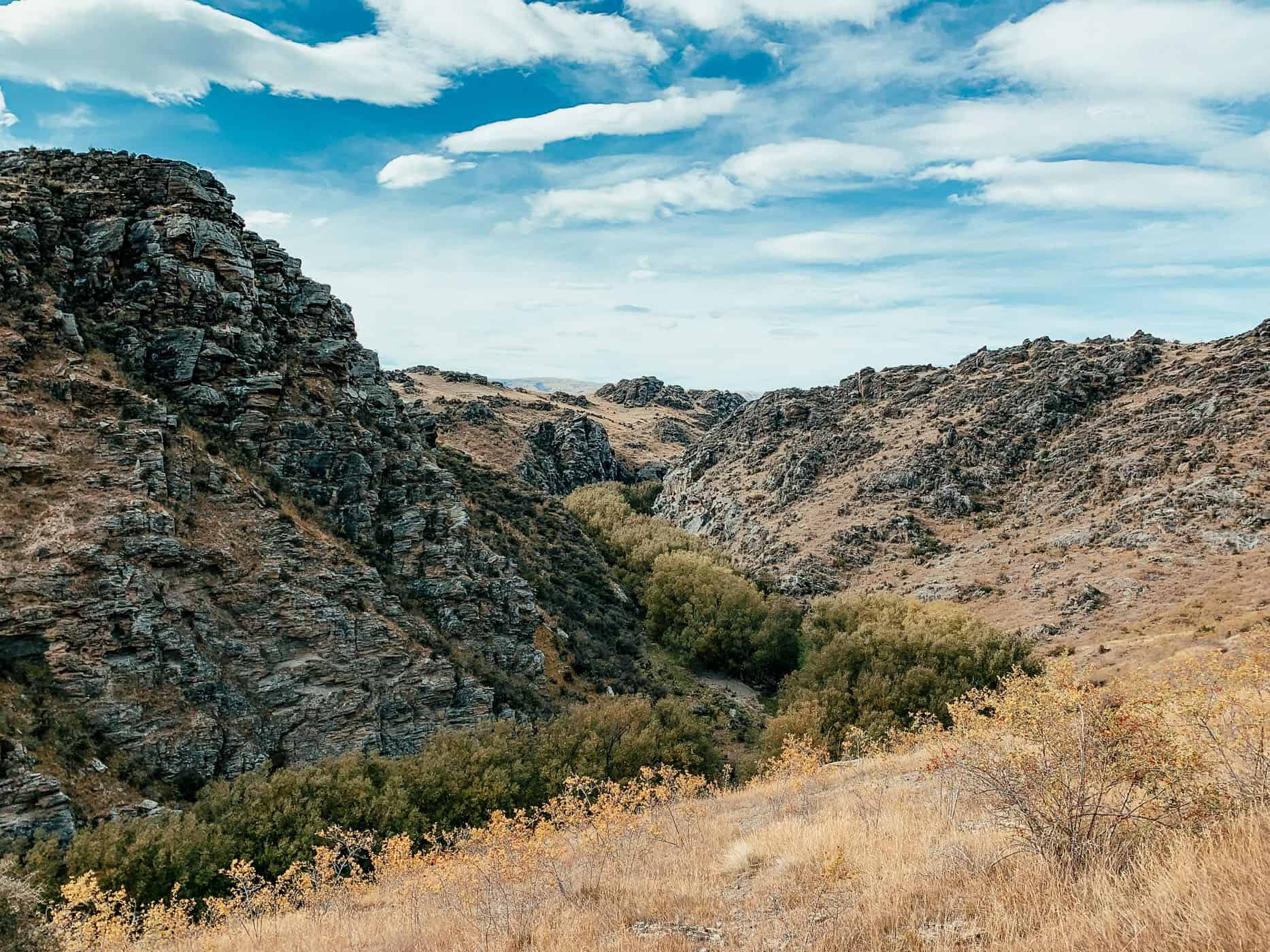 Poolburn Gorge at Otago Central Rail Trail