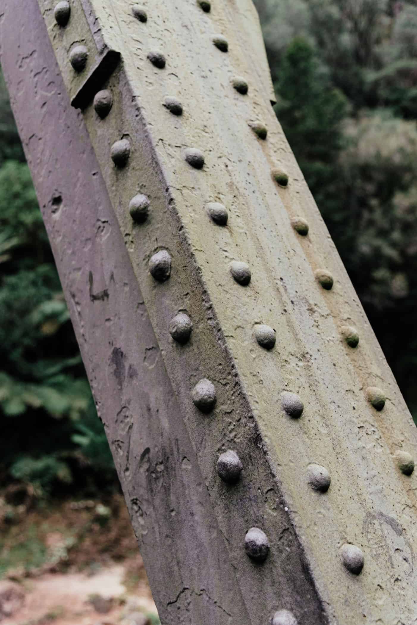 rivets on bridge